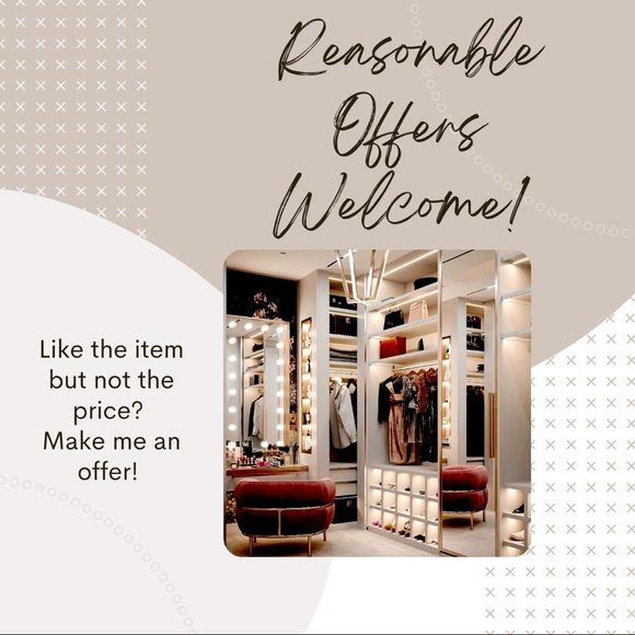 REASONABLE OFFERS WELCOME!